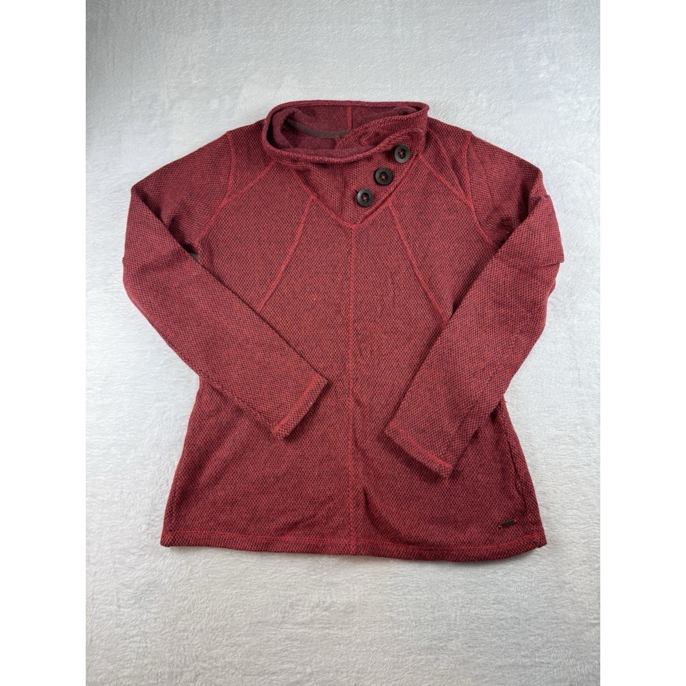 Prana‎ Mattea funnel neck small wool blend sweater Hiking Outdoors Warm